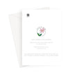 Greeting card back view