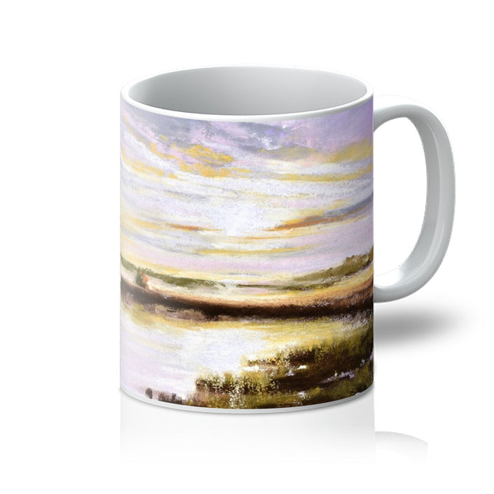 Colourful sunset art designed mug 