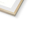 Close-up of a wooden picture frame corner 