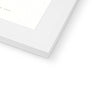 close up of white frame