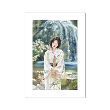 Japanese Geisha wall art print