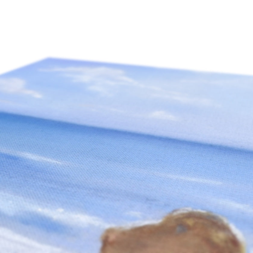 A Boy and His Dog - Stretched Canvas